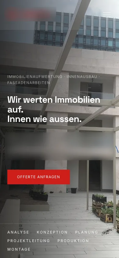 Dasselbe Kundenprojekt auf dem Handy